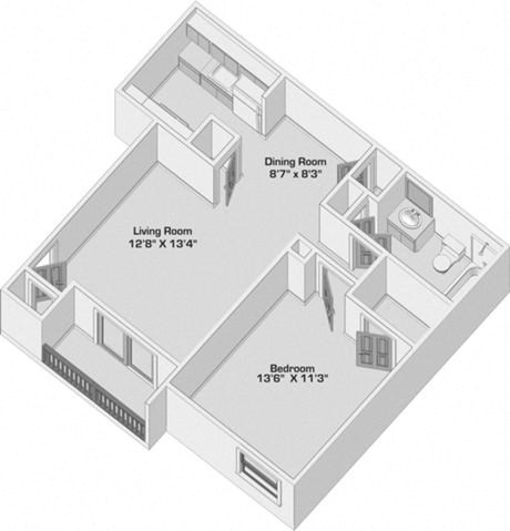 a floor plan of a house